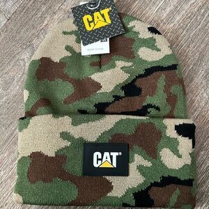 Caterpillar CAT Label Cuff Beanie- Camo